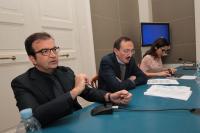 Conferenza stampa Occhiuto Vigna contributi Welfar