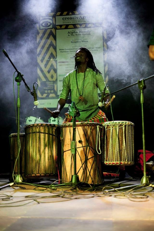 il percussionista moussa ndao
