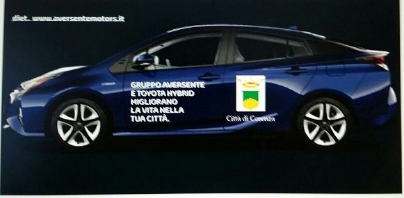 Auto ibrida Toyota in comodato d\'uso al Comune