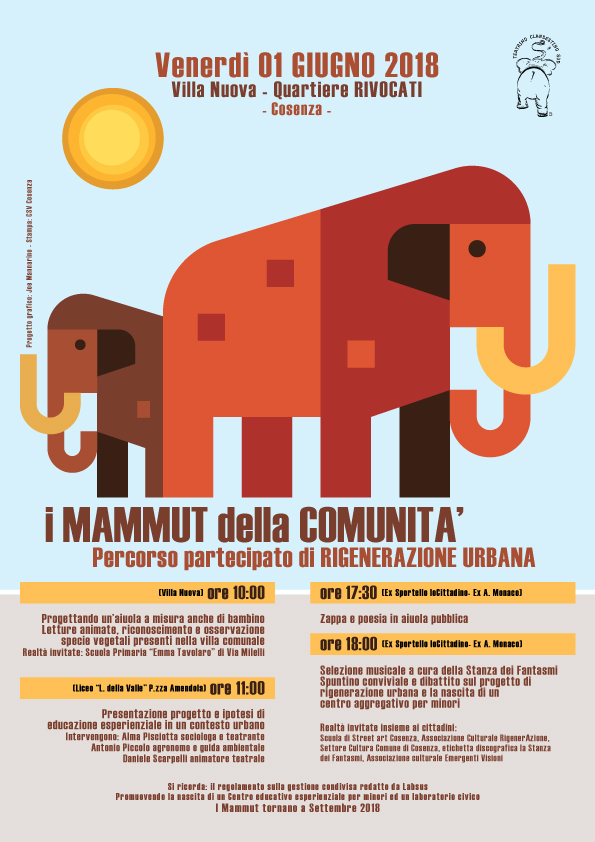 locandina dell\'evento i Mammut della comunit