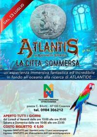 Locandina Mostra AtlantiS La Città Sommersa